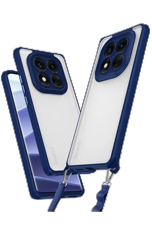 Xiaomi Uyumlu Redmi Note 14 Pro 4G Kılıf Penta Silikon Kılıf - Lacivert-(5796)