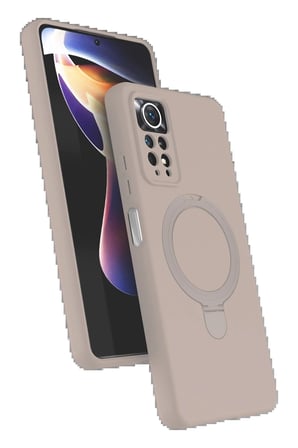 CPT83 Xiaomi Redmi Note 12 Pro 4G Regal Magsafe Standlı Kapak - Çöl Titanyum
