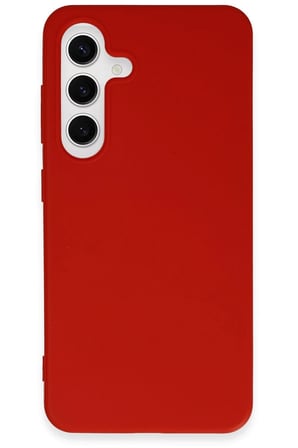 Samsung Galaxy S24 Kılıf First Silikon - Kırmızı-(5796)