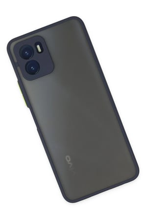 Vivo Y15S Kılıf Montreal Silikon Kapak - Lacivert-(5796)