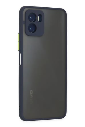 Vivo Y15S Kılıf Montreal Silikon Kapak - Lacivert-(5796)