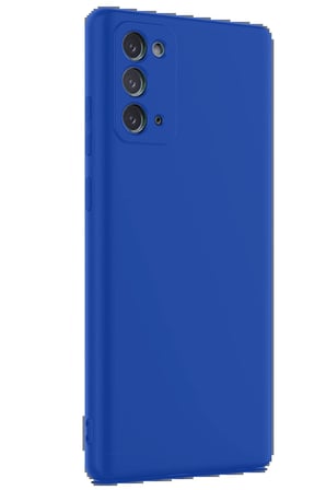 CPT83 Samsung Galaxy Note 20 Kılıf First Silikon - Mavi