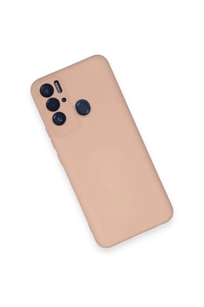 Tecno Pova Neo Kılıf Nano içi Kadife Silikon - Pudra