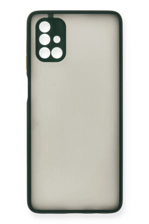 Samsung Galaxy M51 Kılıf Montreal Silikon Kapak - Yeşil