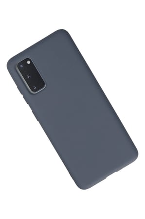 CPT83 Samsung Galaxy S20 Kılıf Nano içi Kadife Silikon - Gri