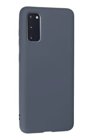 CPT83 Samsung Galaxy S20 Kılıf Nano içi Kadife Silikon - Gri