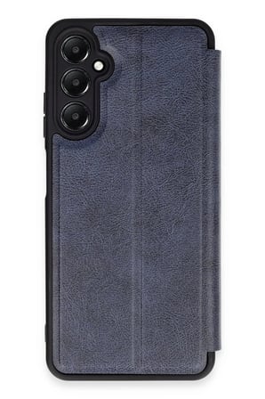 Samsung Uyumlu Galaxy A15 4G Kılıf Flip Cover - Lacivert-(5796)