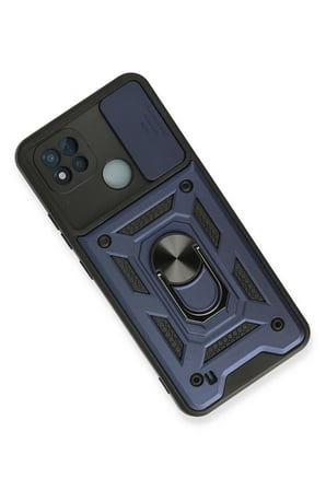CPT83 Realme C11 2021 Kılıf Pars Lens Yüzüklü Silikon - Lacivert