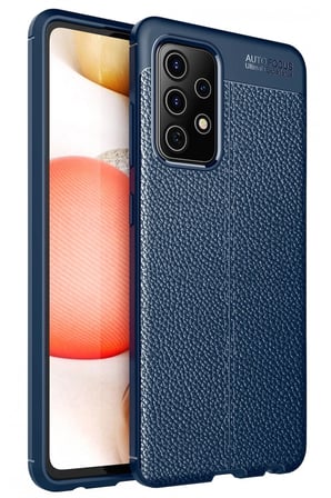Samsung Uyumlu Galaxy A52 Kılıf Auto Focus Kapak - Lacivert-(5796)