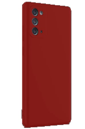 CPT83 Samsung Galaxy Note 20 Kılıf First Silikon - Bordo