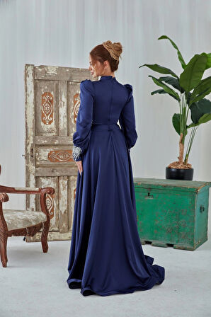  İşlemeli Abiye Perla 7061