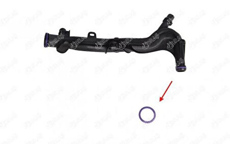 Ibras 17160 Devirdaim Borusu Contası- Ok Ile Gosterılen Conta 108-208 I-Iı-301-308 Iı-2008 I-Iı-C1-C3-C3 Aırcross-C4 Cactus-C-Elysee-Ds3-Crossland X-Aygo 1.2