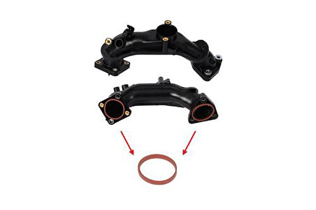 Ibras 17320 Emme Manifold Borusu Contası 207-208-301-308-2008-3008-4008 1.6 Hdı Expert Iıı-Iv C3-C4 1.6 Hdı