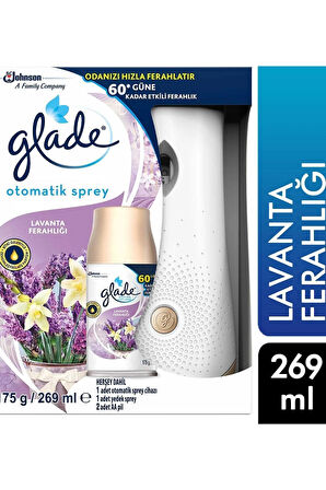 Oda Kokusu Cihaz + Otomatik Sprey Yedeği 269 Ml Lavanta Ferahlığı 8690784315227