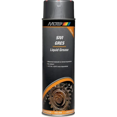 MOTİP Sıvı Gres Yağlama Pas Önleyici Sprey 500 ML - LIQUID GREASE