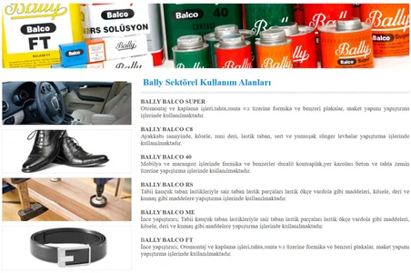 Bally Balco C8 Yapıştırıcı 3 KG - Kırmızı Teneke