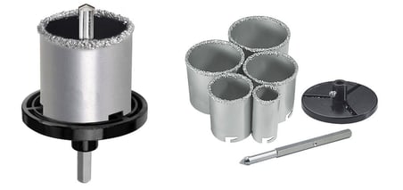 SGS2175 -Elmas Panç Set Tungsten Karbür 6 Parça - Fayans - Beton - Tuğla Delici