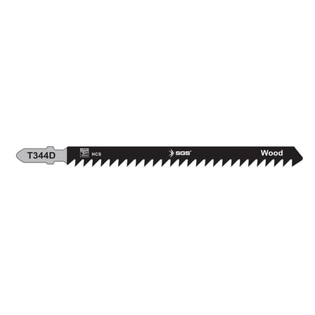 SGS2704 - (T344D) Dekupaj Ağzı Ahşap Kesme Ucu 132mm x 9.5mm (5 Adet Fiyatı)
