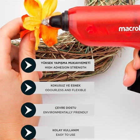 MACROFİX 1 KG İnce Mum Silikon Çubuk 7 x 300mm