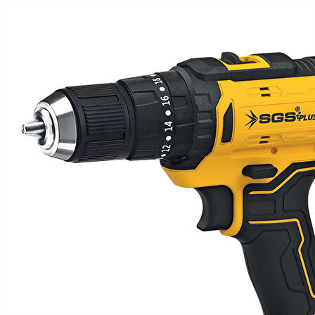 SGS5248 - 20 Volt 1.5 Amper Akülü Şarjlı Darbeli Matkap  Vidalama Seti Çift Akülü