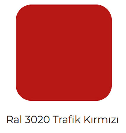 AKÇALI VUAL - RAL3020 Trafik Kırmızı Akrilik Sprey Boya 400 ML (Made in Germany)