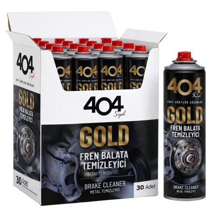 404 Gold Fren Balata Temizleyici 500 ML - 30 Adet - Koli Fiyatı