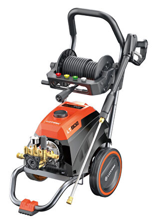 LUTiAN LT802 - 200 Bar 4.5 HP Yüksek Basınçlı Araba Yıkama Makinesi 3300 Watt -  İndiksiyon Motor