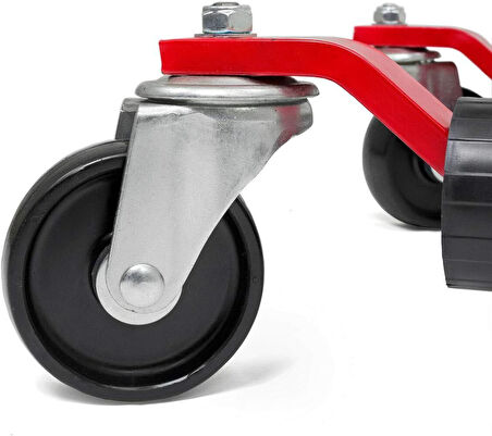 NT TOOLS 300mm Tekerlekli Mekanik Araç Taşıma Sehpası Krikosu 700 KG