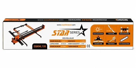 ONON Star 120lik Lazerli Kesim Uzun Seramik Granit Fayans Kesme Makinası 1200mm