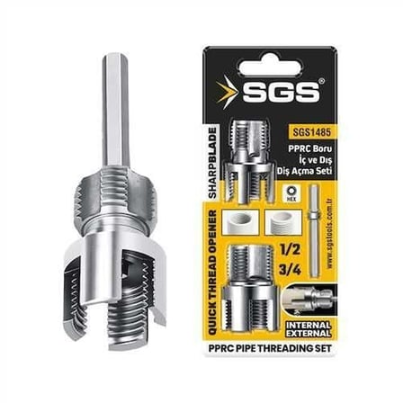SGS1485 - 20-25mm PPRC BORU DİŞ AÇMA SETİ  (1/2''-3/4'')