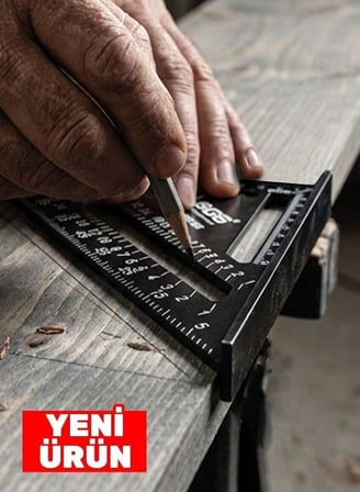 SGS1695 - 180mm Alüminyum Üçgen Cetvel