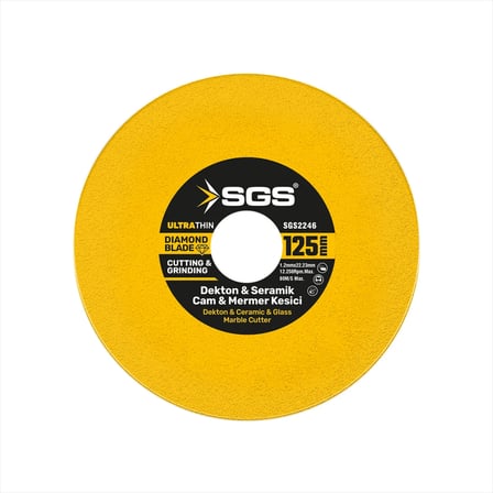 SGS2246 - 125mm CAM-DEKTON-SERAMİK-MERMER HASSAS ELMAS KESİCİ