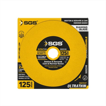 SGS2246 - 125mm CAM-DEKTON-SERAMİK-MERMER HASSAS ELMAS KESİCİ