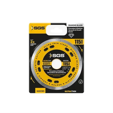 SGS2305 - 115x1.1 mm PROFESYONEL PORSELEN KESİCİ ULTRA İNCE