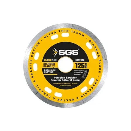 SGS2306 - 125x1.1mm PROFESYONEL PORSELEN KESİCİ ULTRA İNCE