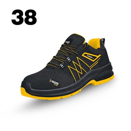 SGS2938 - No:38 Cross S1 Çelik Burunlu Spor İş Ayakkabısı - Ergonomik - Antistatik - Su Geçirmez - Nefes Alır