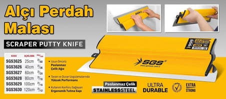 SGS3628 - ALÇI PERDAH MALASI 80 CM (PASLANMAZ ÇELİK)