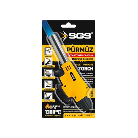 SGS781 - Torch Pürmüz Başlığı - Otomatik Ateşleme - Ateş Ayarlama