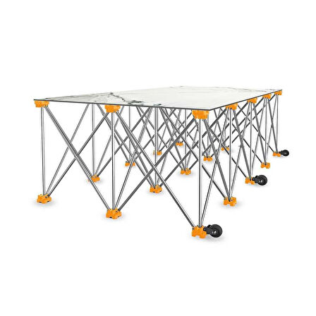 SGS942 - Seramik Fayans Katlanır Çalışma Tezgahı Alüminyum 240 x 120 x 185cm