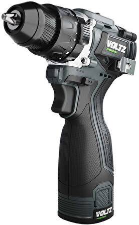 VOLTZ - 50 Nm - 16.8 Volt 2 Amper Akülü Darbeli Matkap Vidalama Seti 830 Gram (VZDR-16I)