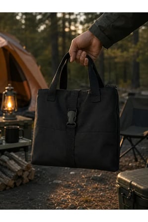 Kamp & Karavan Organizer Çanta – Askılı Outdoor Ekipman Düzenleyici, Katlanabilir Taşıma Çantası Beş Gözlü