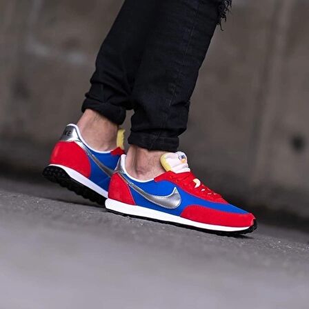 Nike Waffle Trainer 2 SP Mens Hyper Royal Metallic Silver Red Blue DC2646-400