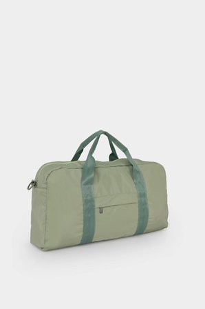 İCONE BAG Icone Kadın Paraşüt Kumaş Önü Cepli Unisex Spor Fitness Gym Çantası Su Yeşili