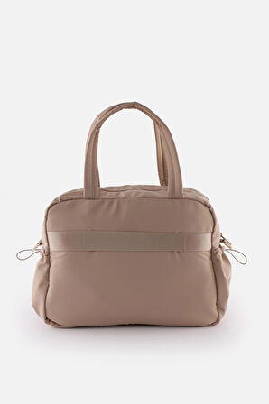 Spor Çanta Çok Cepli, Suluk & Biberon Bölmeli, Kapitone Detaylı, Valize Takılabilir