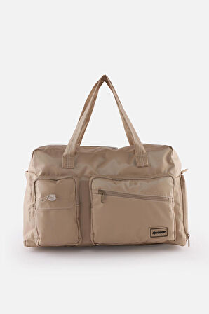 Büyük Boy Seyahat Çantası Ayakkabı Bölmeli, Valiz Aparatlı, Su İtici, Çok Cepli Ayarlanabilir Askılı