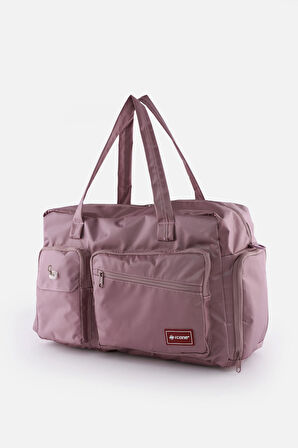 Büyük Boy Seyahat Çantası Ayakkabı Bölmeli, Valiz Aparatlı, Su İtici, Çok Cepli Ayarlanabilir Askılı