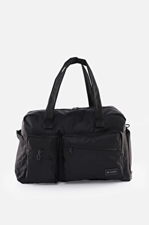 Büyük Boy Seyahat Çantası Ayakkabı Bölmeli, Valiz Aparatlı, Su İtici, Çok Cepli Ayarlanabilir Askılı