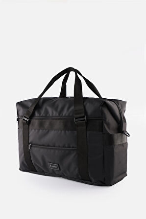 Büyük Boy Seyahat Çantası Valiz Sapına Takılabilir Çok Cepli Uzun Askılı, Laptop Bölmeli Su Geçirmez