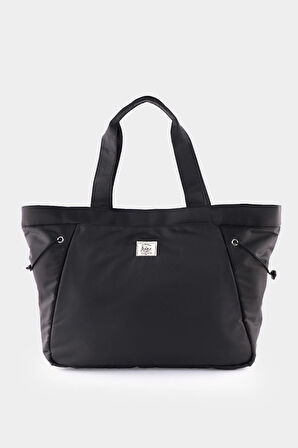 İnce Paraşüt Kumaştan, Yanları Lastikli Büzülebilen, Önde Büyük Cepli Kadın Çanta