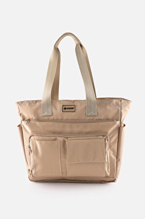 Günlük Su İtici Çanta - Laptop Bölmeli, Kapitone Detaylı, Çok Cepli, Biberon Gözlü, Valiz Aparatlı